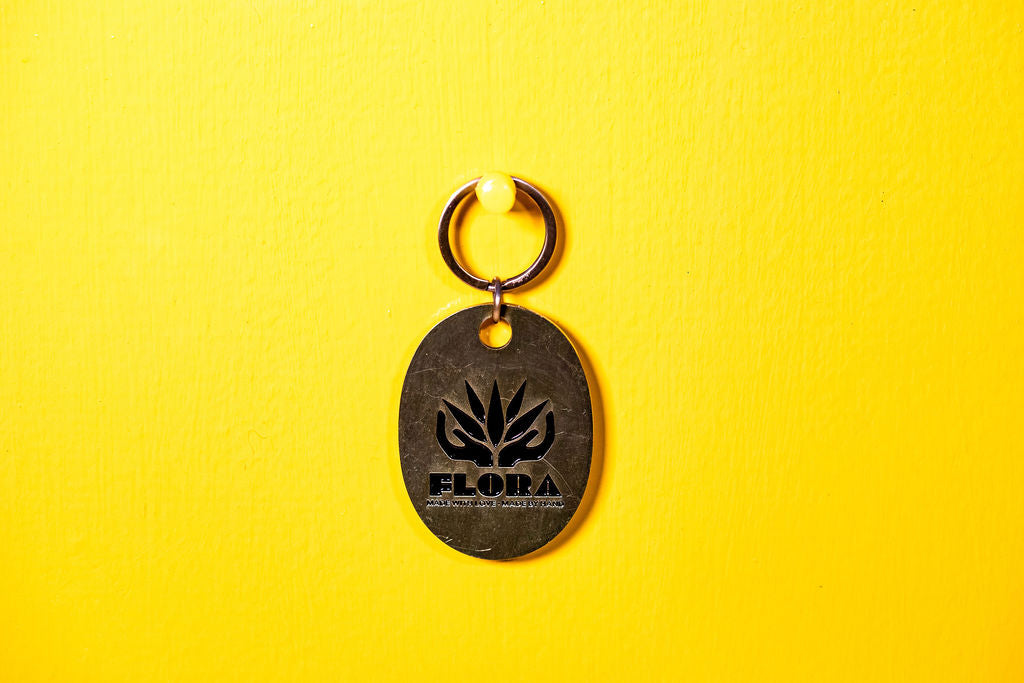 Brass Keychain | FLORA