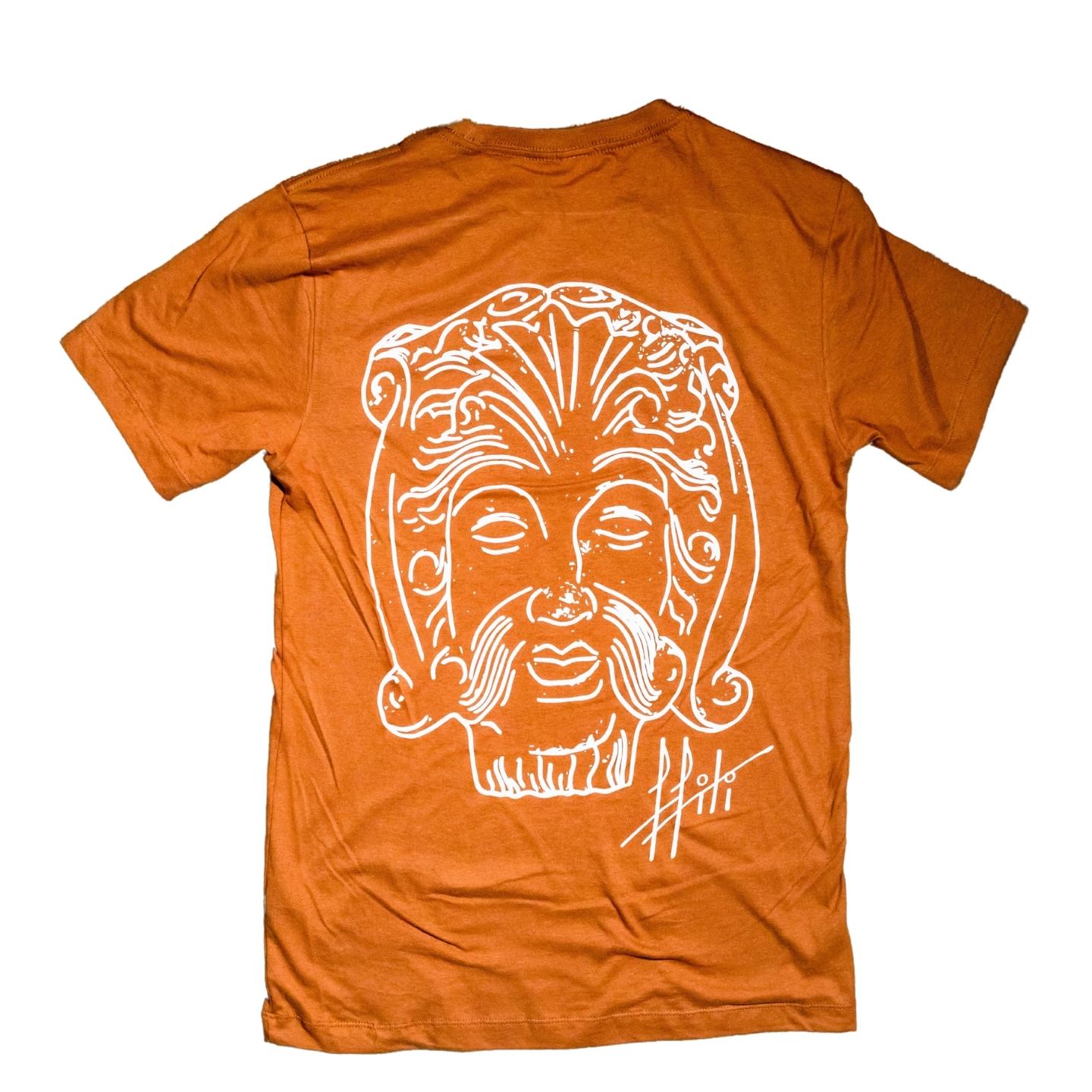 Graffiti Raw Shirt | Caramel