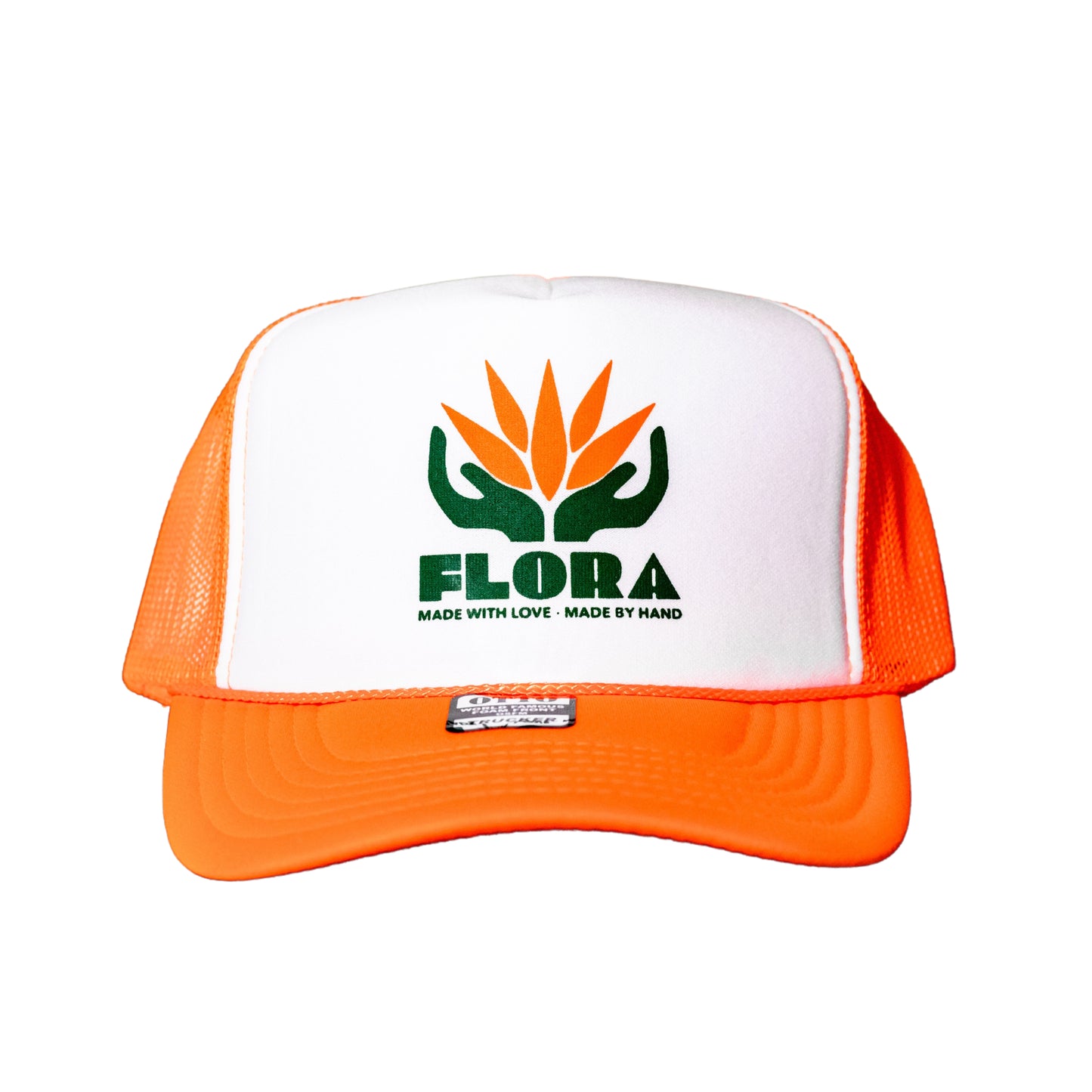 FLORA Hat | Neon Orange